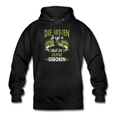 Angeln Hoodie - Die besten Angler sind im Juni geboren
