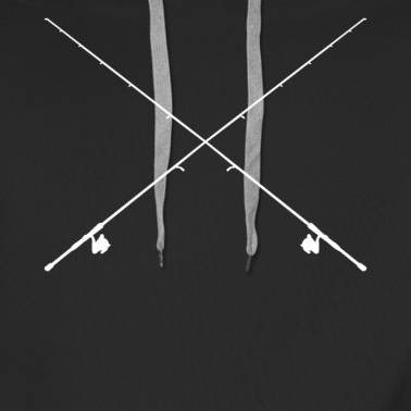 Angeln Hoodie - Angeln Kreuz Angler Selbstgestalten Cross