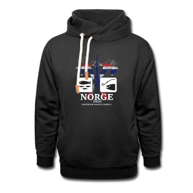 Angeln Hoodie - Wikstroem Norwegen Oslo Angeln Waffen Berge