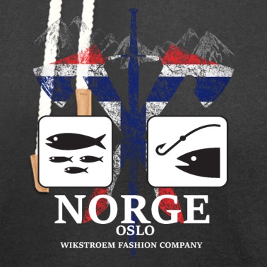 Angeln Hoodie - Wikstroem Norwegen Oslo Angeln Waffen Berge