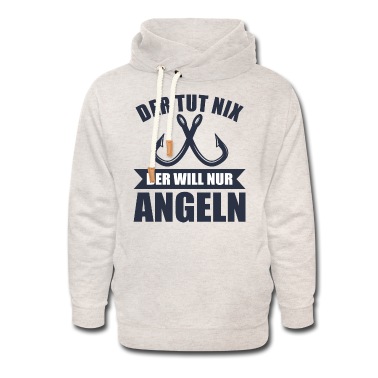Angeln Hoodie - Der tut nix will nur Angeln Geschenk Angler Shirt