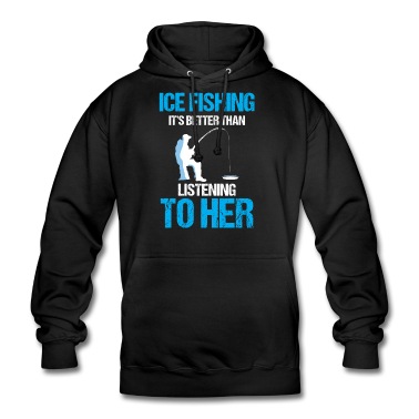 Angeln Hoodie - Fischen Angeln Eis Eisangeln Eisfischen Eisangler