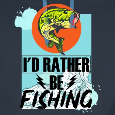 Angeln Hoodie - Angeln - Mit dem Angeln am Haken