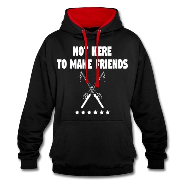 Angeln Hoodie - Ich bin zum Angeln hier!