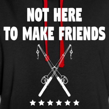 Angeln Hoodie - Ich bin zum Angeln hier!