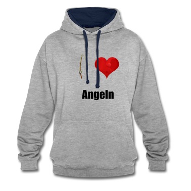 Angeln Hoodie - I love angeln, Angeln