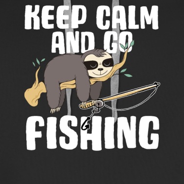 Angeln Hoodie - Angeln Faultier