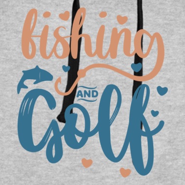 Angeln Hoodie - Angeln und Golf