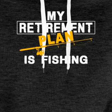 Angeln Hoodie - Mein Pensionsplan ist Angeln