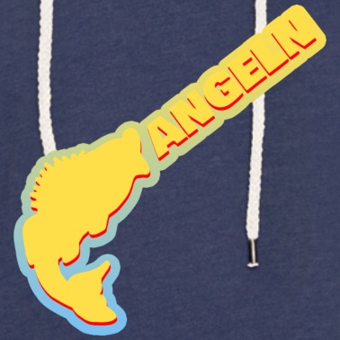 Angeln Hoodie - Angeln mit Fisch