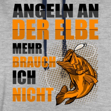 Angeln Hoodie - Angeln Elbe