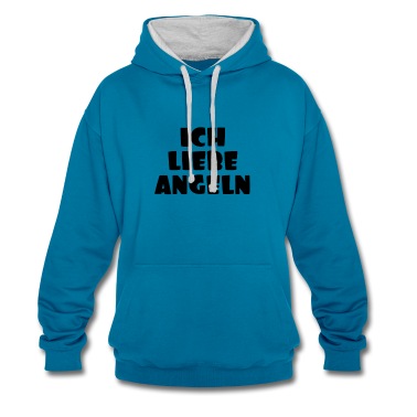 Angeln Hoodie - Ich liebe Angeln