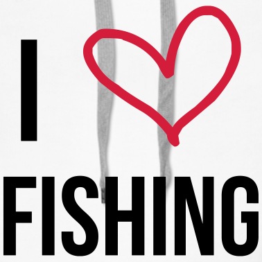 Angeln Hoodie - Ich liebe Angeln