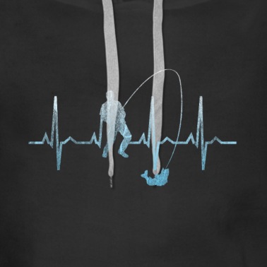 Angeln Hoodie - Angeln Herzschlag