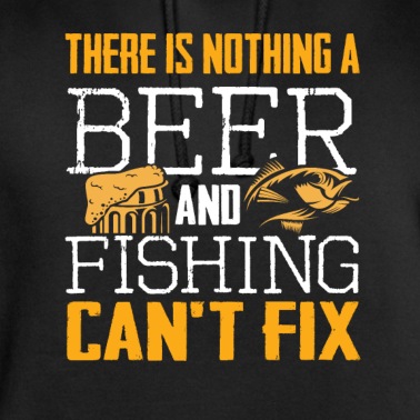 Angeln Hoodie - Angeln und Bier