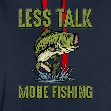 Angeln Hoodie - Nicht so viel erzählen sondern Angeln