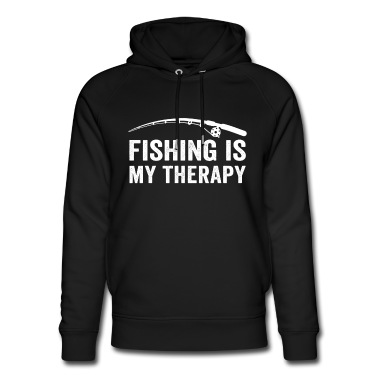 Angeln Hoodie - Angeln ist meine Therapie