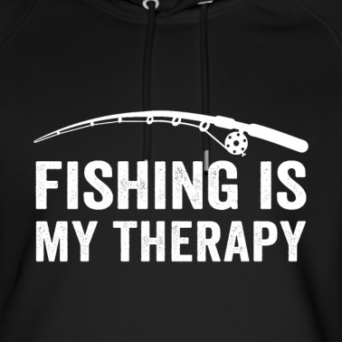 Angeln Hoodie - Angeln ist meine Therapie