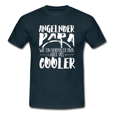 Angeln T-Shirt - Cooler angelnder Papa Shirt