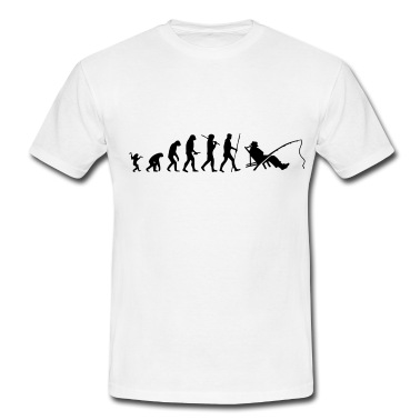 Angeln T-Shirt - Evolution Angeln
