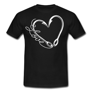 Angeln T-Shirt - Angeln Herz Love