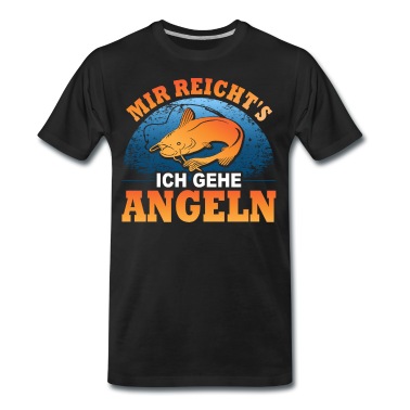 Angeln T-Shirt - Angler Geschenk Fischen Fischer Spruch Angeln Rute