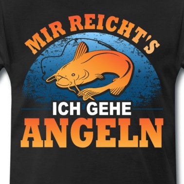Angeln T-Shirt - Angler Geschenk Fischen Fischer Spruch Angeln Rute