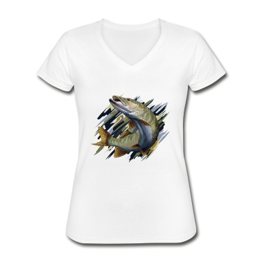 Angeln T-Shirt - Hecht