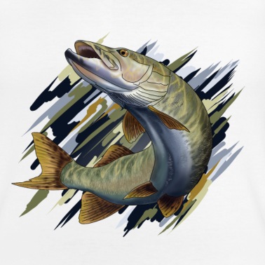 Angeln T-Shirt - Hecht