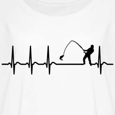 Angeln T-Shirt - Herzschlag Angler Angeln Fischen Cool Fun Geschenk