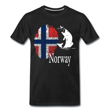 Angeln T-Shirt - Norwegen Vintage Geschenk