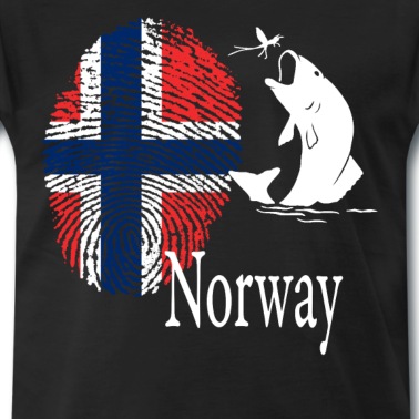 Angeln T-Shirt - Norwegen Vintage Geschenk