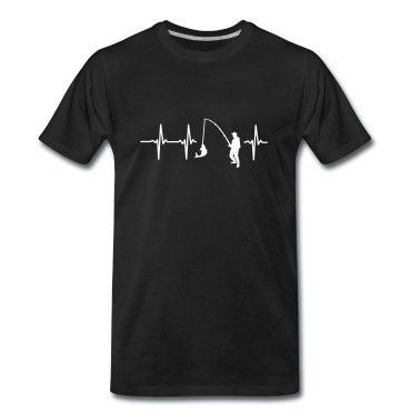 Angeln T-Shirt - MEIN HERZ SCHLÄGT FÜRS ANGELN!