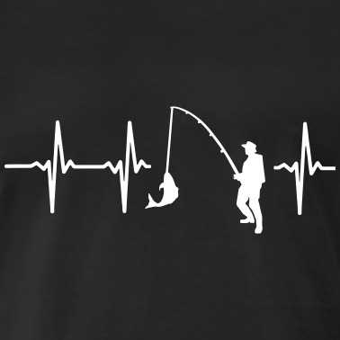 Angeln T-Shirt - MEIN HERZ SCHLÄGT FÜRS ANGELN!