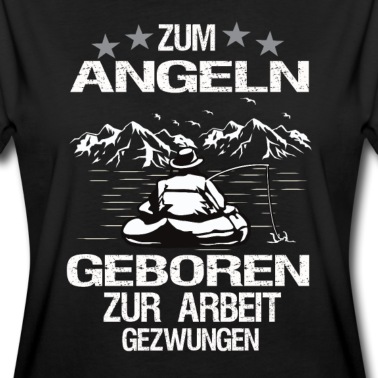 Angeln T-Shirt - zum Angeln geboren