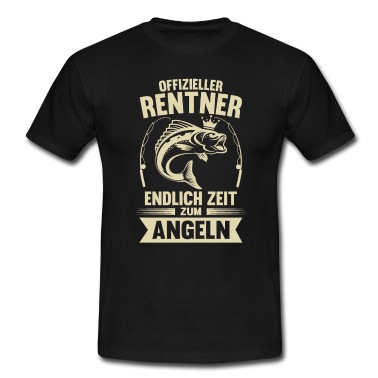 Angeln T-Shirt - Angler Rentner Endlich Zeit zum Angeln Rente