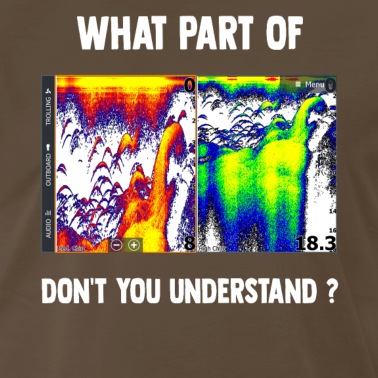 Angeln T-Shirt - Echolot Norwegen Angler Shirt Geschenk