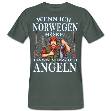 Angeln T-Shirt - Angeln Norwegen