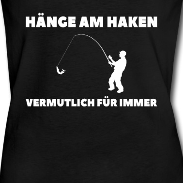 Angeln T-Shirt - Hänge Am Haken JGA Bräutigam Angler Hochzeit