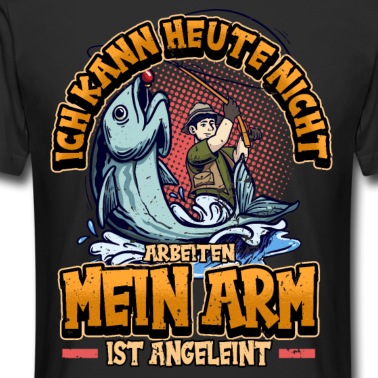 Angeln T-Shirt - Angeln Fischer Fischerei Spruch Norwegen Geschenk