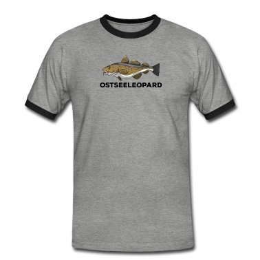 Angeln T-Shirt - Dorsch Kabeljau Ostseeleopard Geschenk Angler