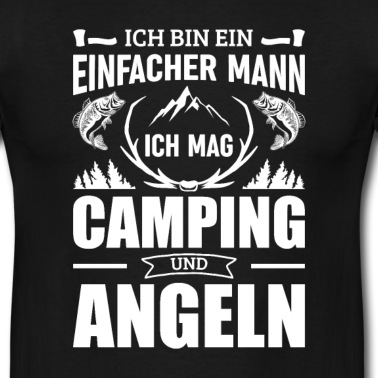 Angeln T-Shirt - Camping Angeln