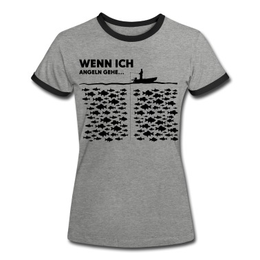 Angeln T-Shirt - Wenn ich Angeln gehe