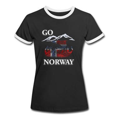 Angeln T-Shirt - Go to Norway - auf nach Norwegen Drachenboot
