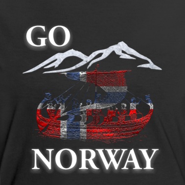 Angeln T-Shirt - Go to Norway - auf nach Norwegen Drachenboot