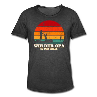 Angeln T-Shirt - Wie Der Opa So Der Enkel