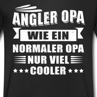 Angeln T-Shirt - Angler Opa Angeln Fischen Geschenk