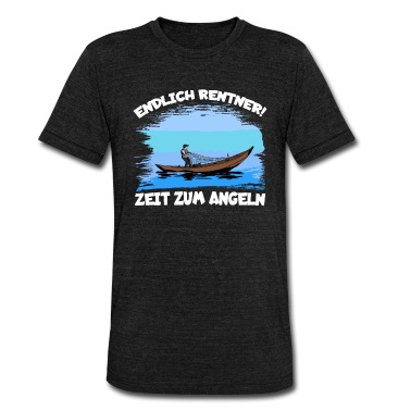 Angeln T-Shirt - Endlich Rentner Zeit zum Angeln Fischer Fischen
