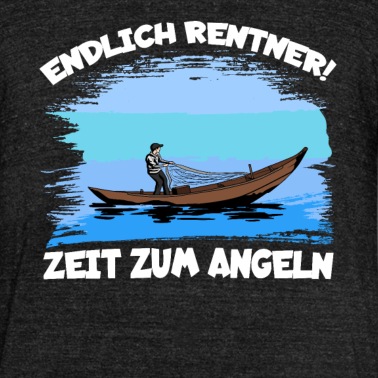 Angeln T-Shirt - Endlich Rentner Zeit zum Angeln Fischer Fischen