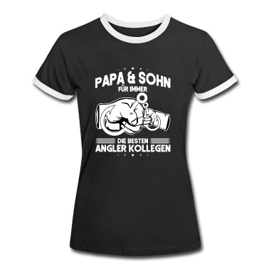 Angeln T-Shirt - Angler Vater Sohn Fischer Geschenk